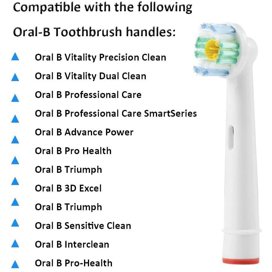 4-Pack: EB18A Replacement Electric Toothbrush Head-4-Pack: EB18A Replacement Electric Toothbrush Head