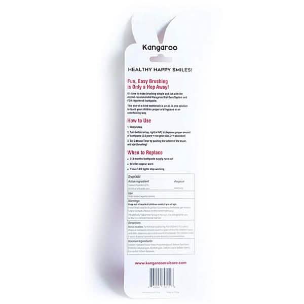 4-Pack: Kangaroo Kids Pre-Filled Toothbrush-4-Pack: Kangaroo Kids Pre-Filled Toothbrush