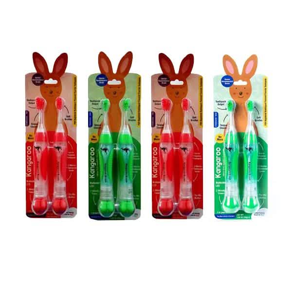 4-Pack: Kangaroo Kids Pre-Filled Toothbrush-4-Pack: Kangaroo Kids Pre-Filled Toothbrush