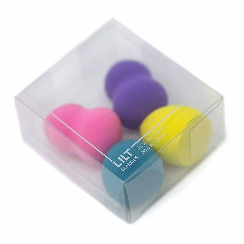 4-Pack: Lilt Beauty Mini Makeup Blending Sponges-4-Pack: Lilt Beauty Mini Makeup Blending Sponges