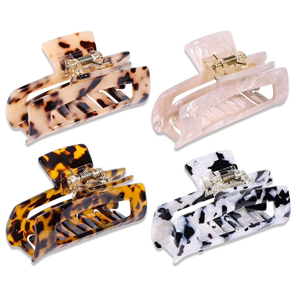 4-Pack: MagicSky Hair Claw Clips-4-Pack: MagicSky Hair Claw Clips