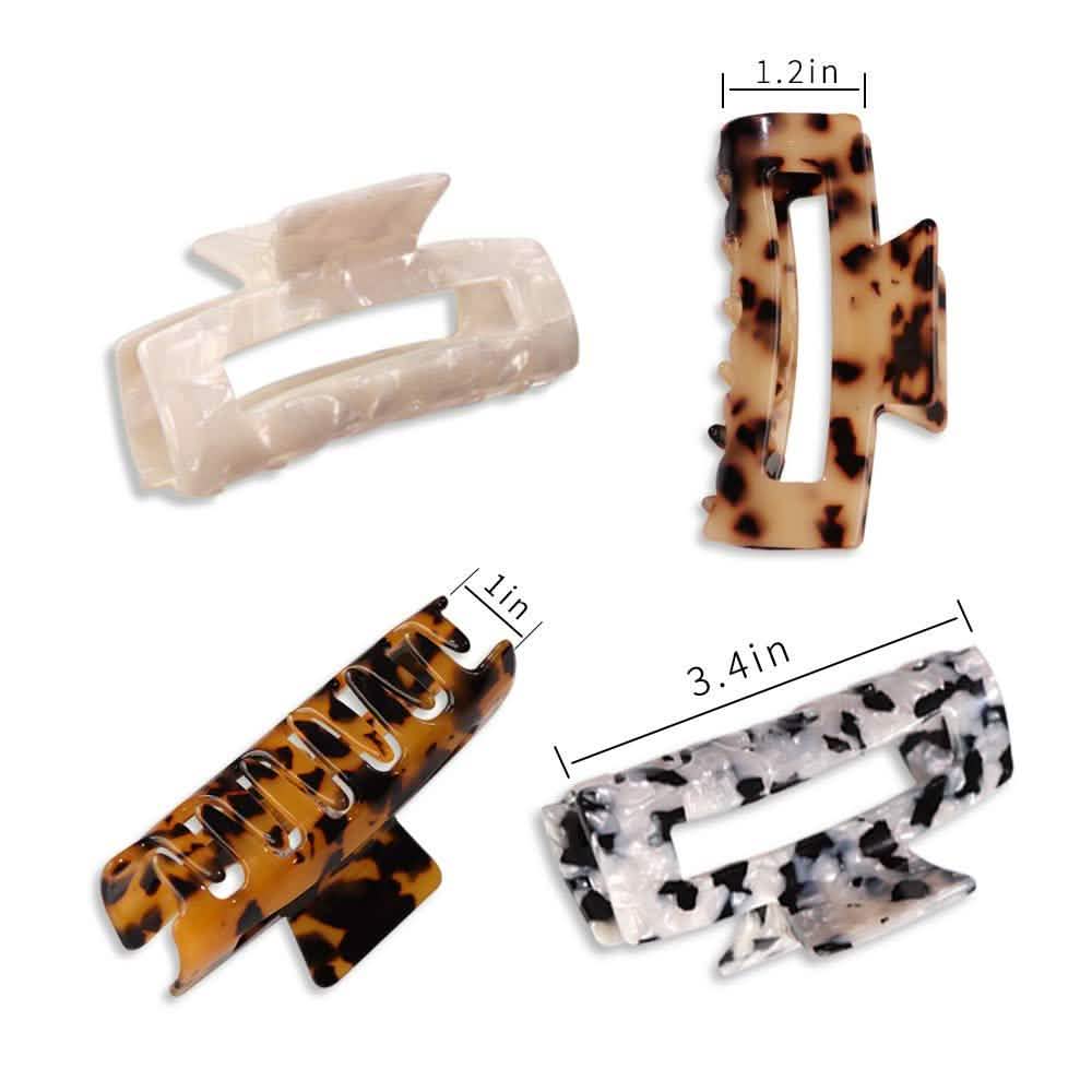 4-Pack: MagicSky Hair Claw Clips-4-Pack: MagicSky Hair Claw Clips