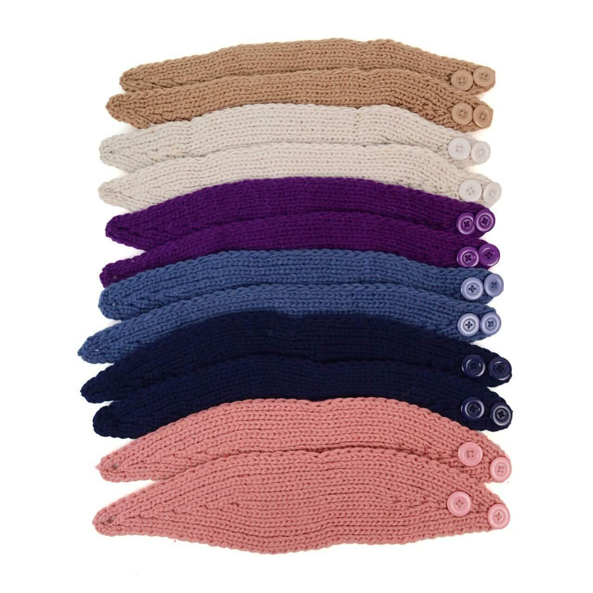 4-Pack: Soft Stretchy And Comfortable Headbands-4-Pack: Soft Stretchy And Comfortable Headbands