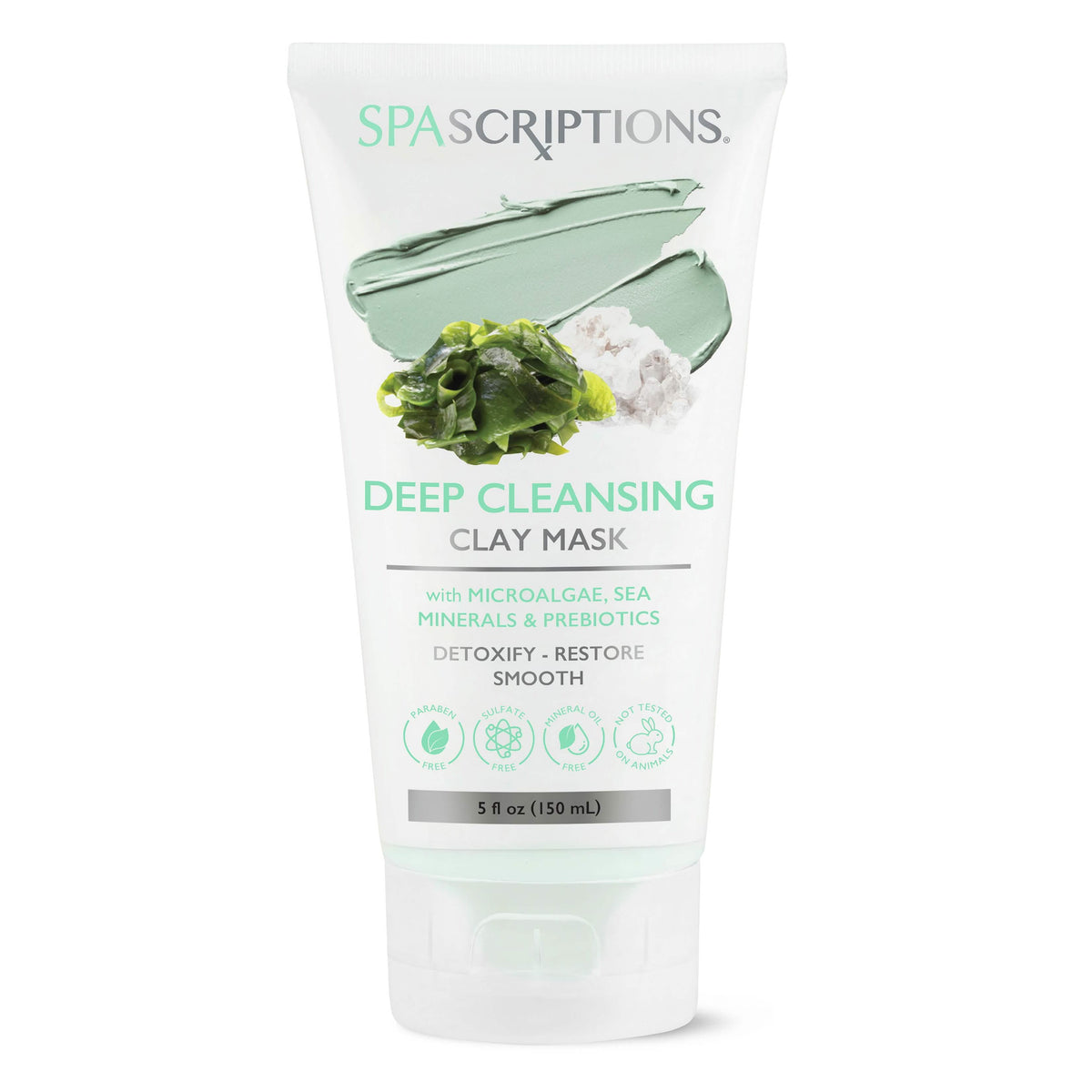 4-Pack: Spascriptions Clay, Cream and Peel-Off Masks-4-Pack: Spascriptions Clay, Cream and Peel-Off Masks