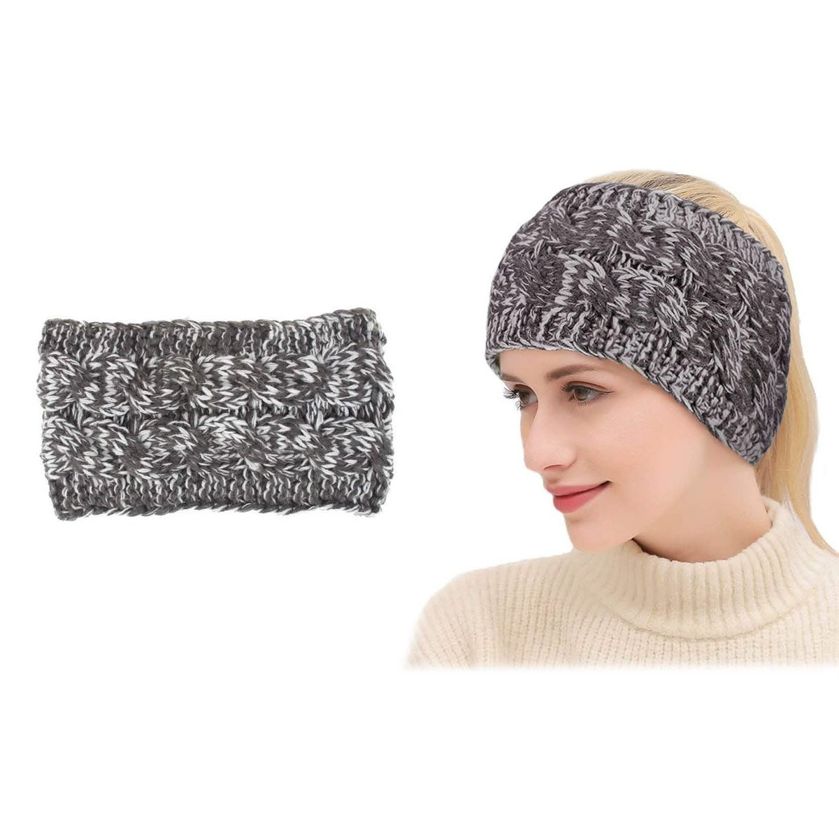 4-Pack: Women's Confetti Winter Headband Wrap and Ear Warmer-4-Pack: Women's Confetti Winter Headband Wrap and Ear Warmer