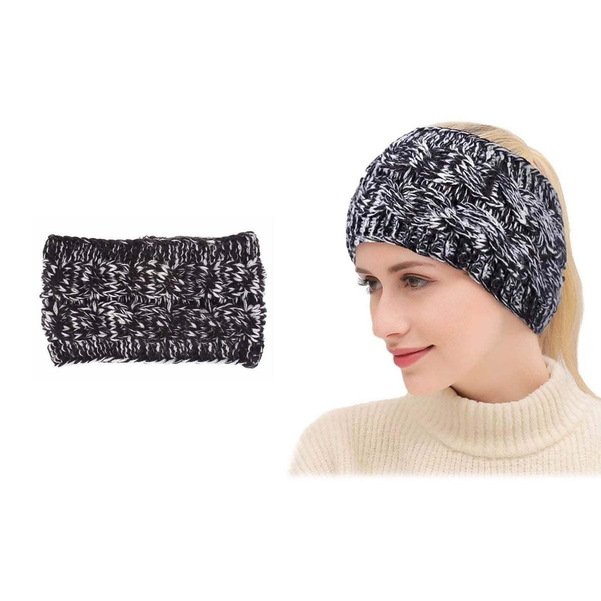 4-Pack: Women's Confetti Winter Headband Wrap and Ear Warmer-4-Pack: Women's Confetti Winter Headband Wrap and Ear Warmer