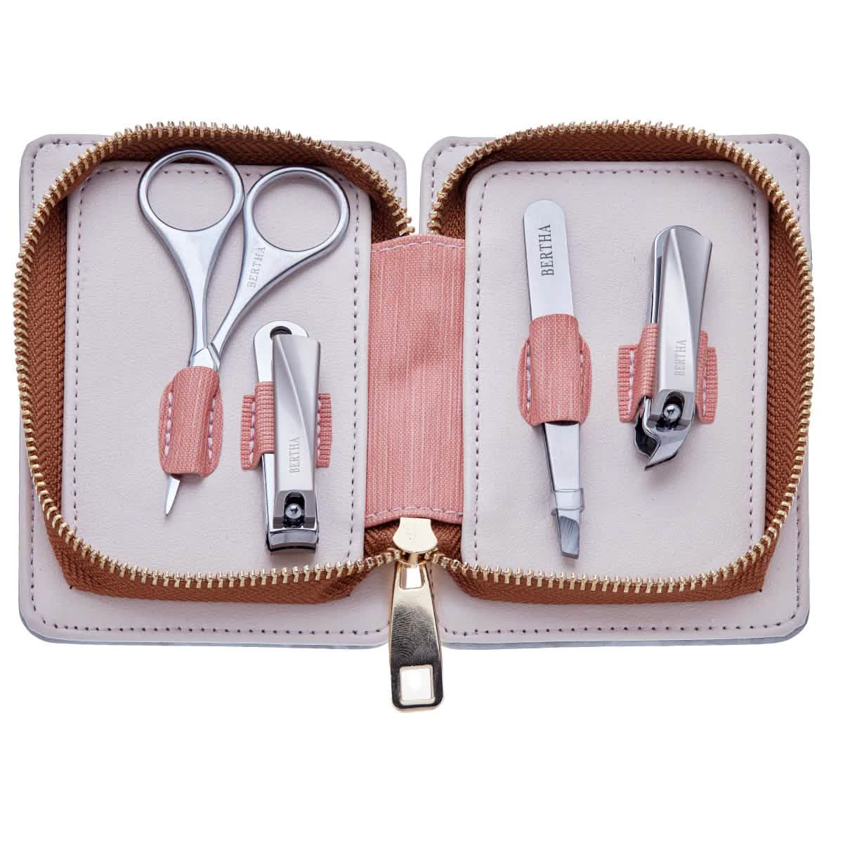 4-Piece Set: Bertha Avery Surgical Steel Groom Kit-4-Piece Set: Bertha Avery Surgical Steel Groom Kit