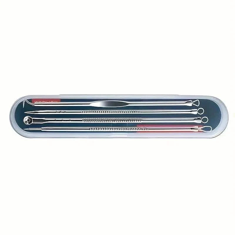 4-Piece Set: Blackhead Remover Tool for Blackheads, Acne and Dark Spots-4-Piece Set: Blackhead Remover Tool for Blackheads, Acne and Dark Spots