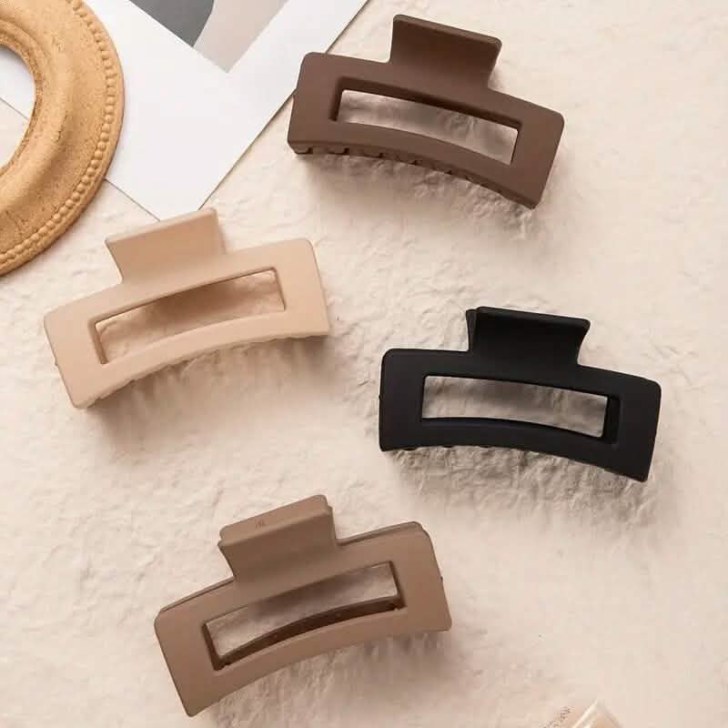 4-Piece: Solid Color Hairpin Clip-4-Piece: Solid Color Hairpin Clip