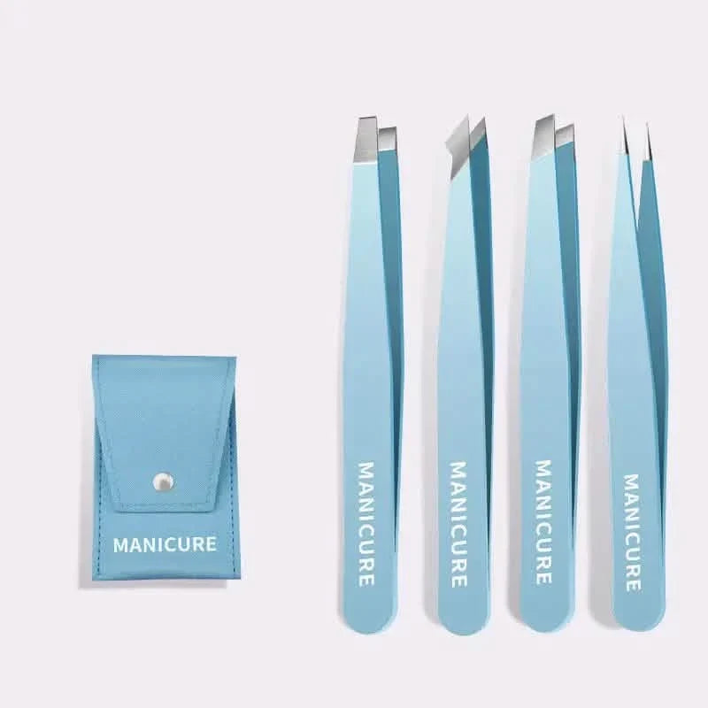 4-Pieces: High-Quality Eyebrow Tweezer-4-Pieces: High-Quality Eyebrow Tweezer