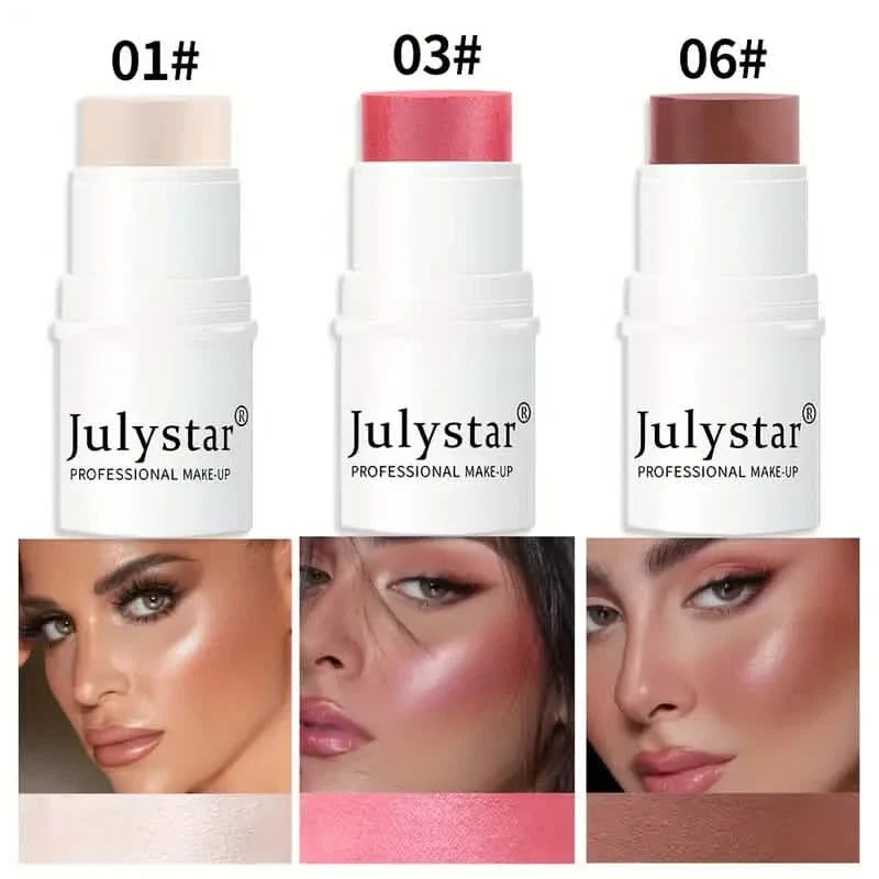 4-Pieces: Ultimate Cream Contour Kit - Seamless Blending Sticks with Highlighter, Blush & Bronzer-4-Pieces: Ultimate Cream Contour Kit - Seamless Blending Sticks with Highlighter, Blush & Bronzer