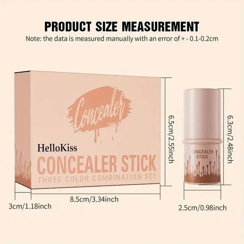 4-Pieces: Waterproof Cream Contour and Highlighter Kit with Brush-4-Pieces: Waterproof Cream Contour and Highlighter Kit with Brush