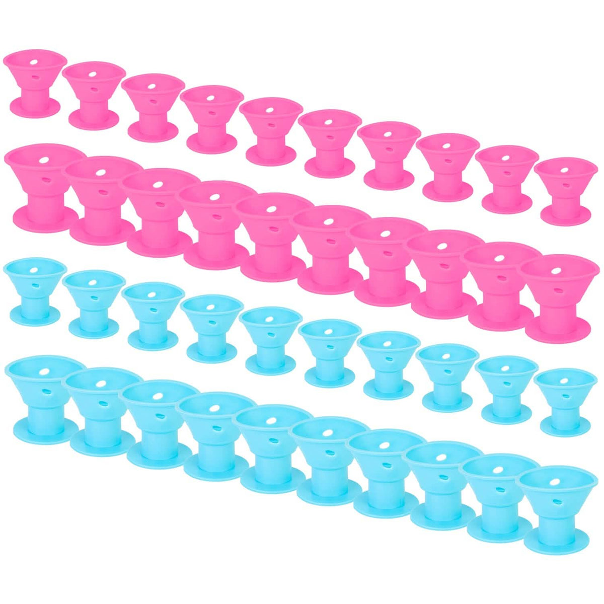 40-Piece: Silicon Hair Curler-40-Piece: Silicon Hair Curler