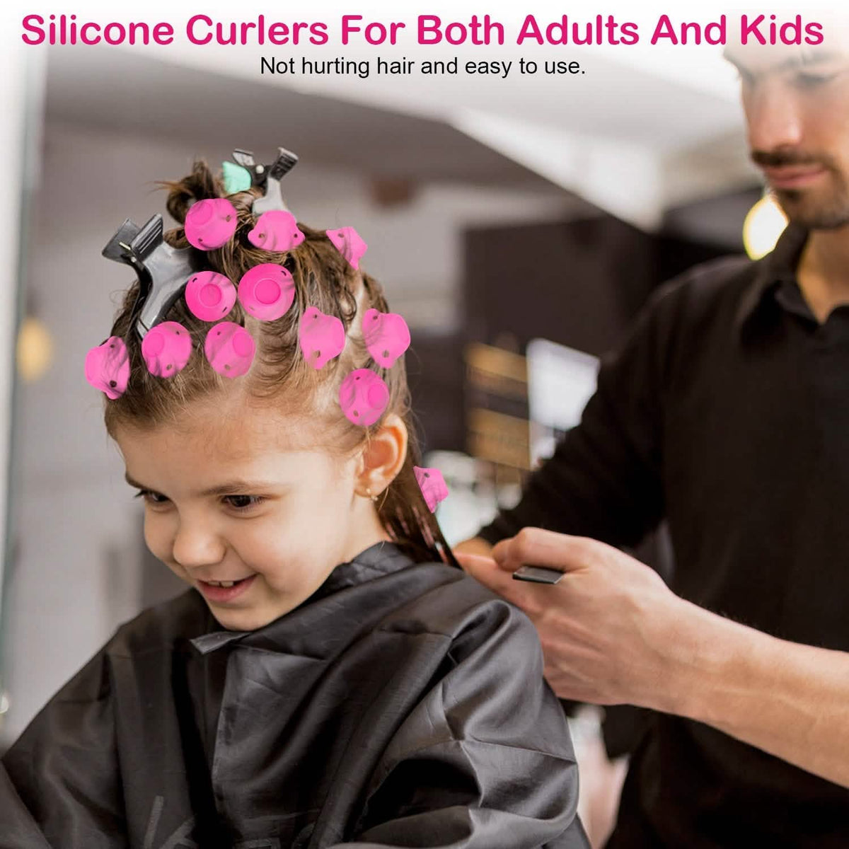 40-Piece: Silicon Hair Curler-40-Piece: Silicon Hair Curler