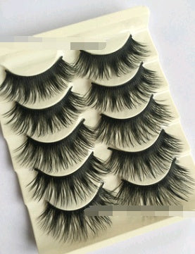 False eyelashes, thick cross section, five pairs of eyelashes-ccc52ba92afdcf69a679576d8f8c6f90