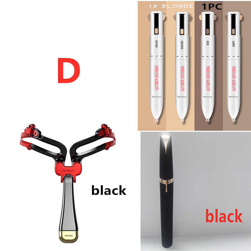 Eyebrow Shaping Set 3 In 1 Foldable Adjustable Eyebrow Stencil For Perfect Brows Shapes Makeup-19caf77e7010c2a8eaf232e7ec59d9ce