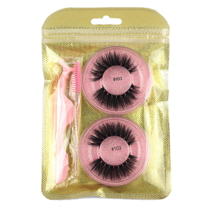 False Eyelashes Mink Hair Natural Bushy Round Set Beauty Tools-1fd28adb632d0452e1740be85bcfced4