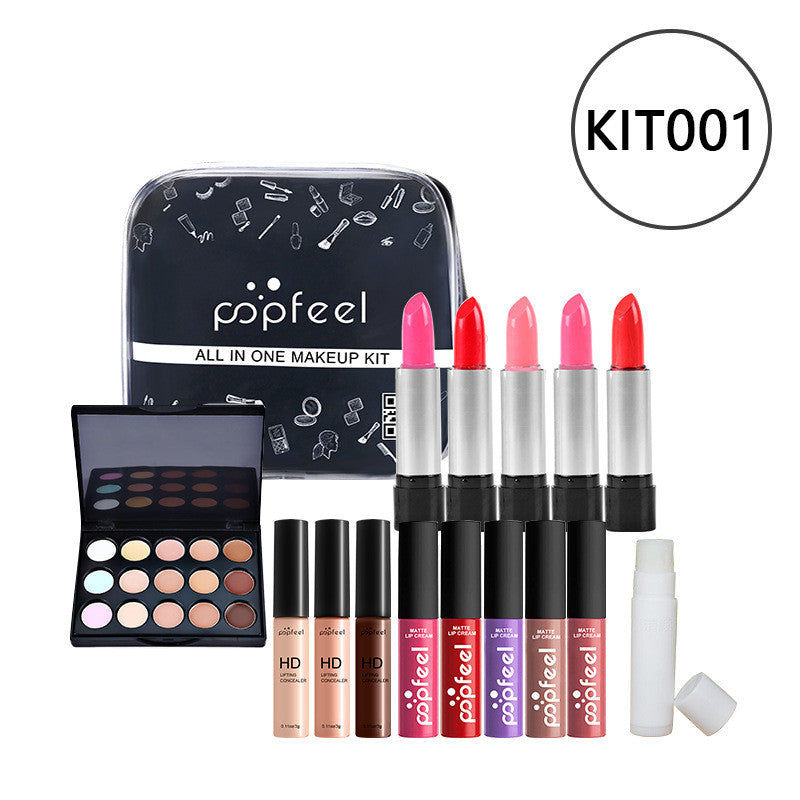 Makeup Cosmetics Set Beginner Combination Concealer Eyeliner Eyebrow Pencil-3b3e386e5b4449cc356bf7fd7bab1295
