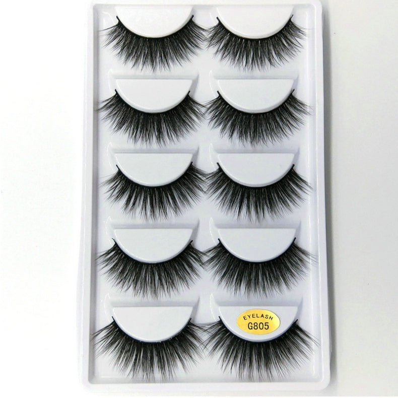3D mink hair false eyelashes-4b043d936aef00c9bd3fed93b9ffedb4