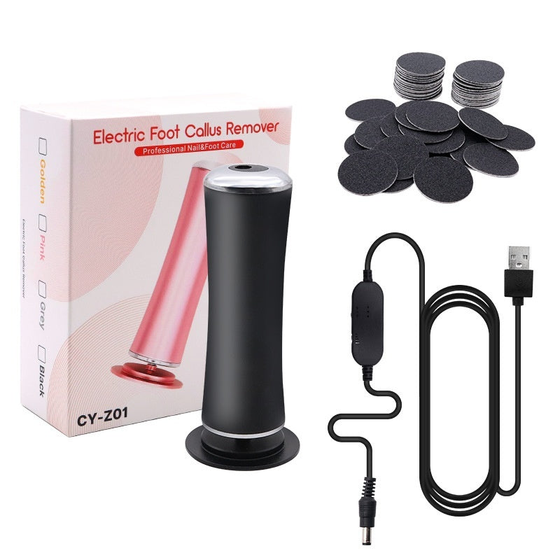Electric Foot Callus Remover Foot Care File Heels Dead Skin Pedicure Tool Electronic Foot Grinder And Replacement Sandpaper-4d3c390d6501065eae67a96ddb44a277