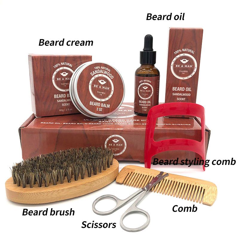 Beard care set Beard oil and beard cream-6fda3668a7f087783f7c2baae7b35dce