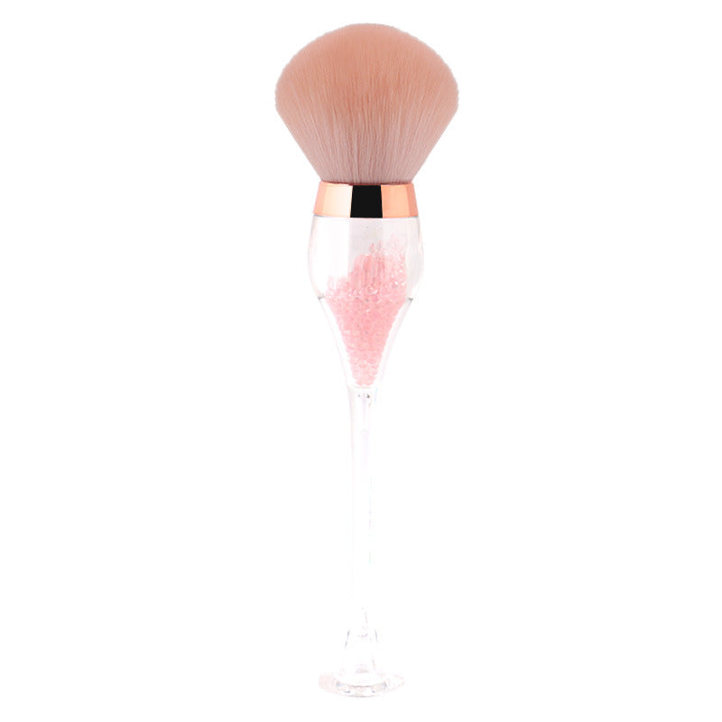 Single Large Makeup Brushes Fluffy Powder Blush Compensator Creative Wine Glass Shape Crafts Level Cosmetic Beauty Tools-d9355ca2658d84bb13c5be244c1e23f2