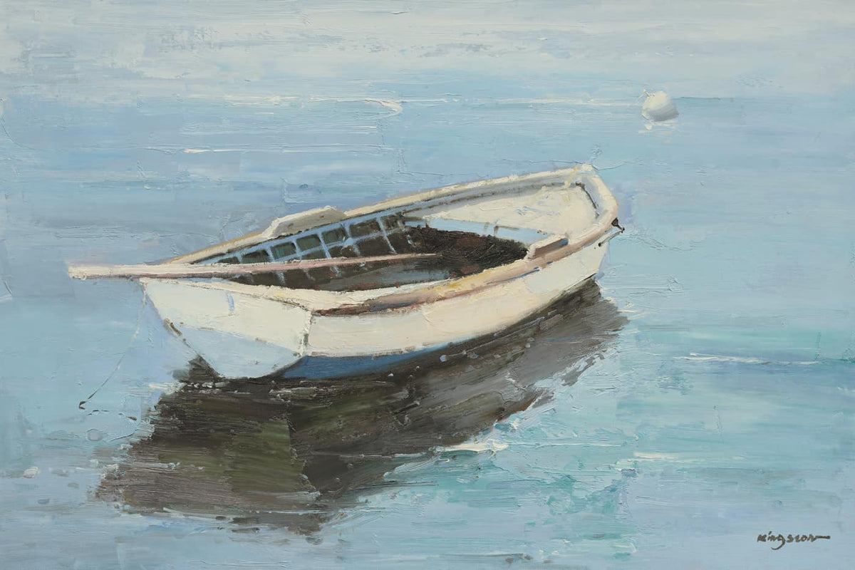 Original Oil Painting of Boat-Original Oil Painting of Boat