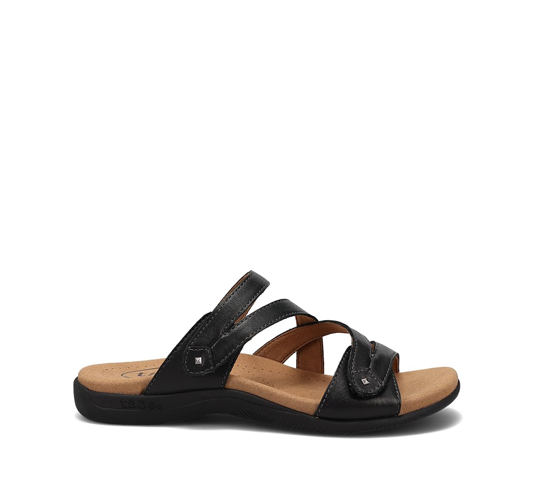 Taos Double U Premium Leather Women’s Sandal - Stylish Adjustable Strap Design with Arch Support, Cooling Gel Padding for All-Day Enjoyment and Walking Comfort-Taos Double U Premium Leather Women’s Sandal - Stylish Adjustable Strap Design with Arch Support, Cooling Gel Padding for All-Day Enjoyment and Walking Comfort