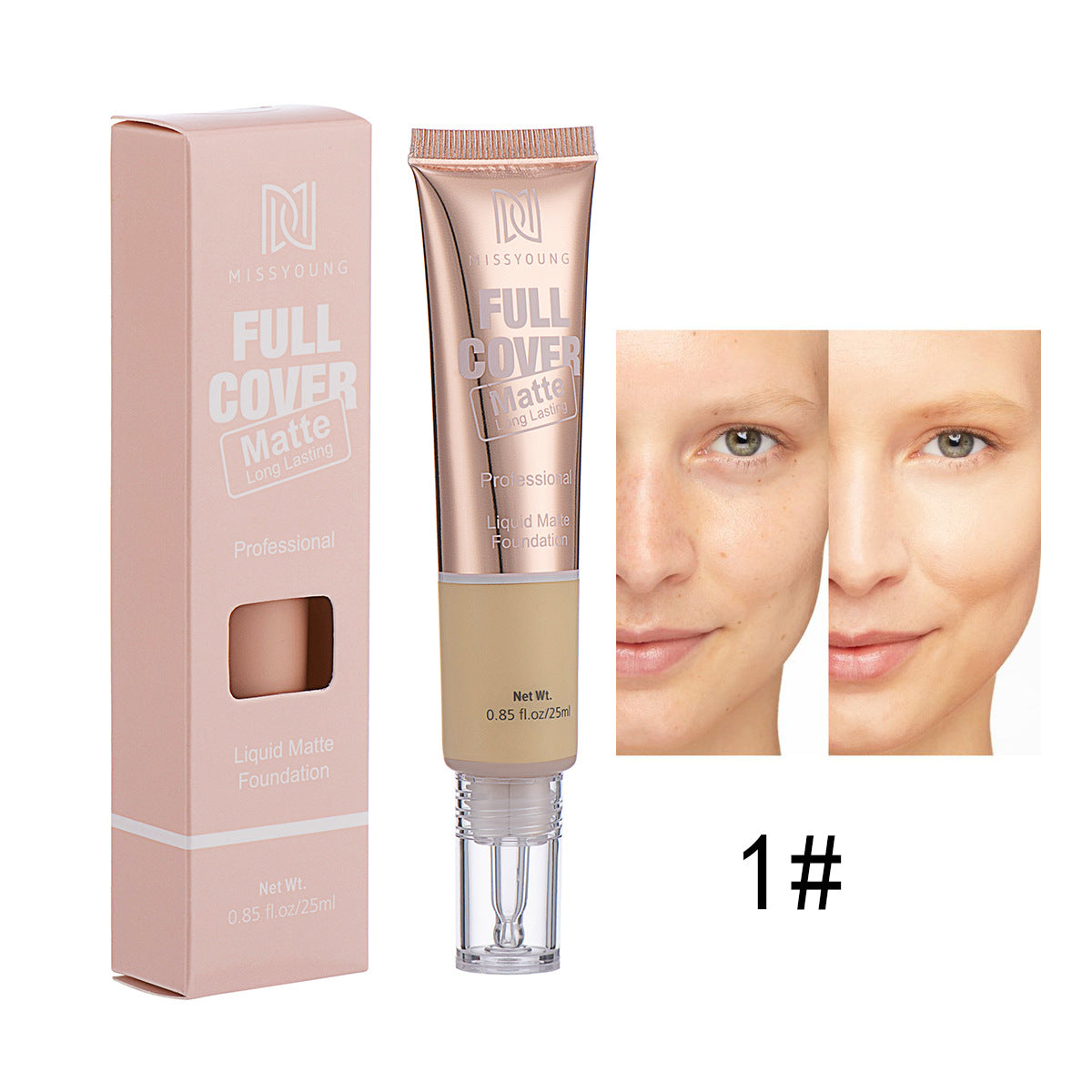 Lightweight Breathable Concealer Matte Liquid Foundation-2e83c7df4c85e87183096ae890f0cbee