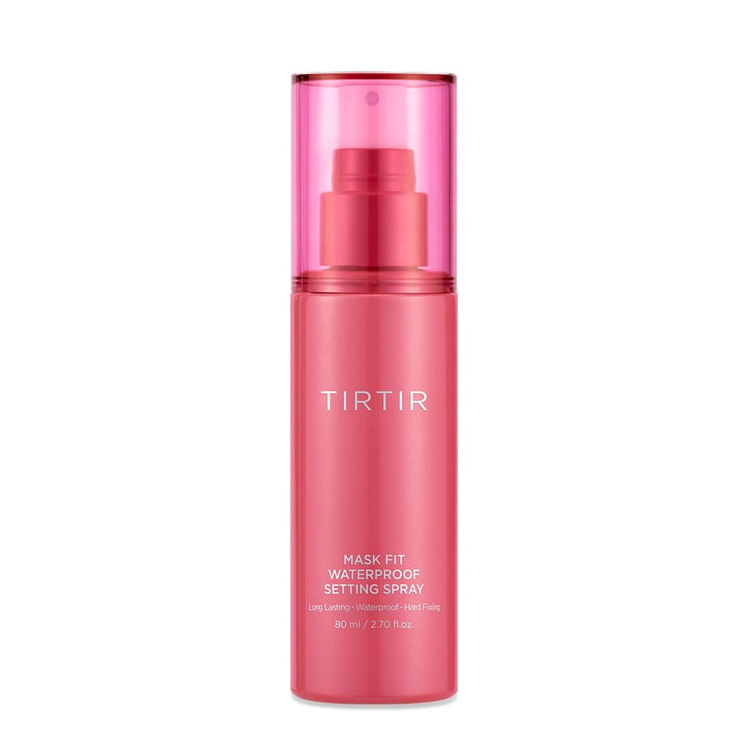 TIRTIR Waterproof Setting Spray – 24 Hour Long Lasting Fix, Sweatproof Water Resistant Makeup Finisher – Ethanol Free, Semi Matte Finish for Oily Skin – Korean Makeup Fixer-TIRTIR Waterproof Setting Spray – 24 Hour Long Lasting Fix, Sweatproof Water Resistant Makeup Finisher – Ethanol Free, Semi Matte Finish for Oily Skin – Korean Makeup Fixer