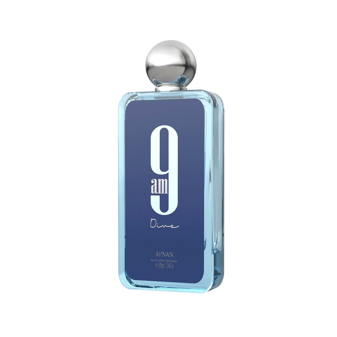 Afnan 9 PM For Men Eau De Parfum, 3.4 Fl. Oz-Afnan 9 PM For Men Eau De Parfum, 3.4 Fl. Oz