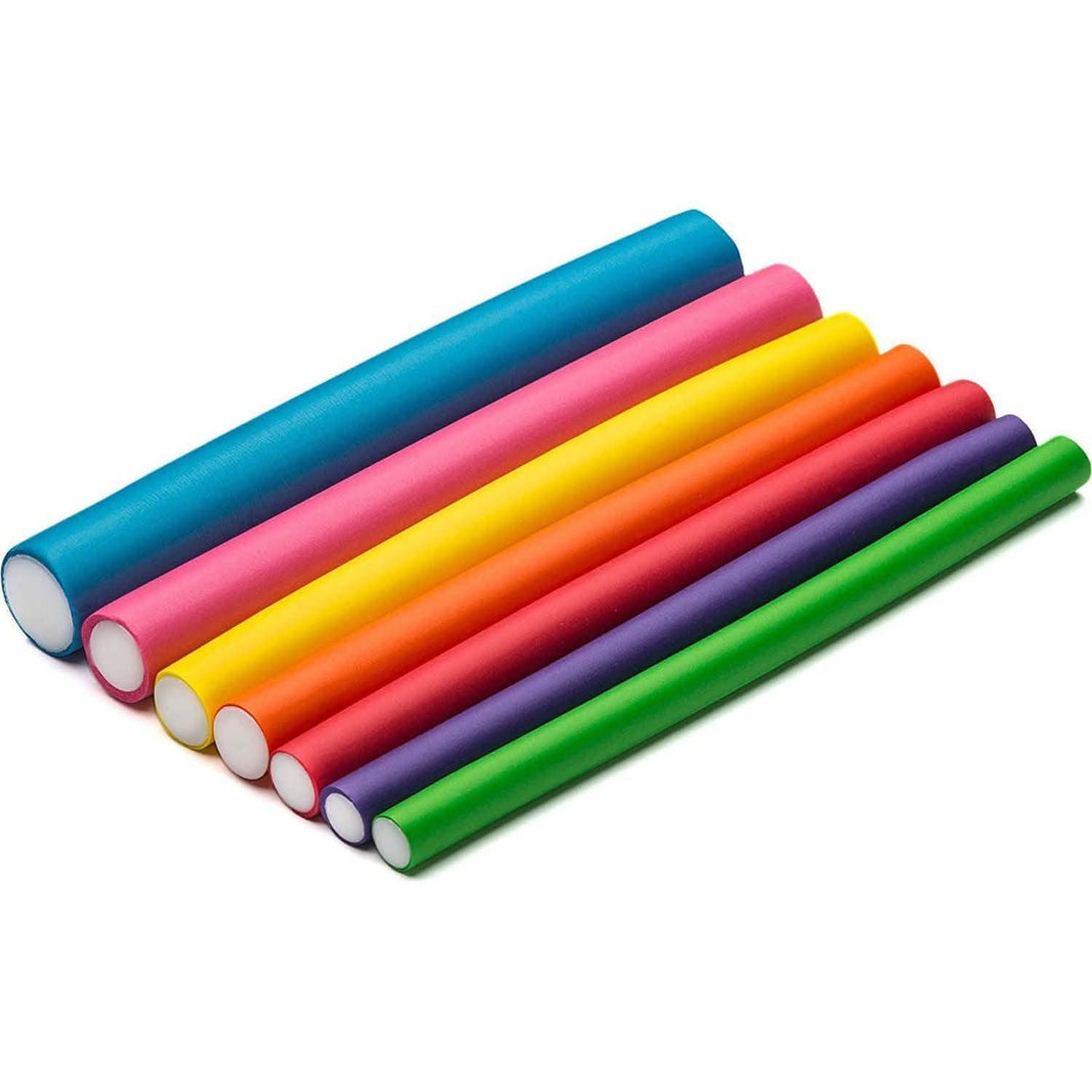42-Pack: Tifara 7" Flexible Hair Rollers-42-Pack: Tifara 7" Flexible Hair Rollers