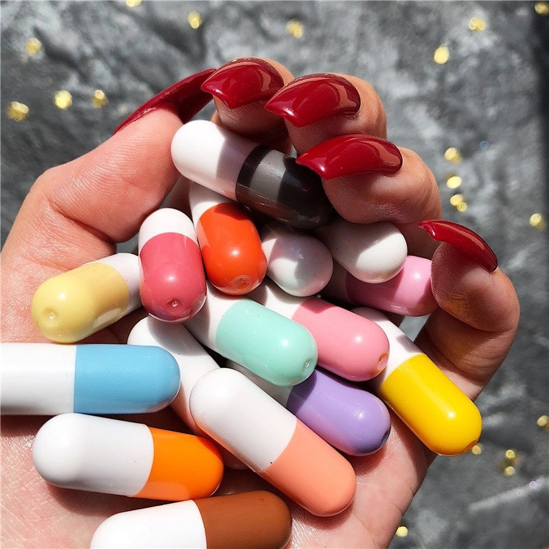 Mini Capsule Lipstick Velvet Canned Pills Student Make Up 16pcs-f367684b07536a859d3f70bb2f52a88b