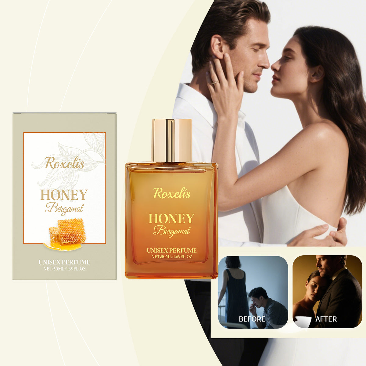 Unisex Honey Bergamot Perfume Long-Lasting Light & Fresh-fragrance Subtle & Elegant Scent For Daily Wear & Special Occasions-b2bf4f585ee0b56301a5b0d7afd3e8b0