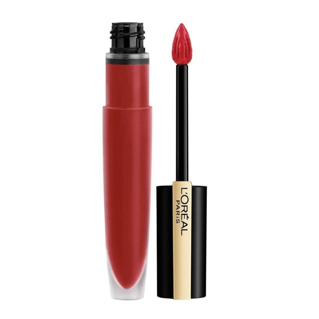 L'Oréal Paris Rouge Signature Lightweight Matte Lip Stain, 460 Armored, 0.23 fl oz-L'Oréal Paris Rouge Signature Lightweight Matte Lip Stain, 460 Armored, 0.23 fl oz