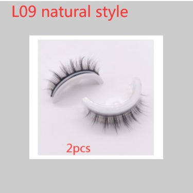 Reusable 3D Mink Lashes Natural False Eyelashes Self Adhesive Fake Glue Free Makeup Eyelash Extension Silk-dc6f99ebb9feb42e24228401481add17