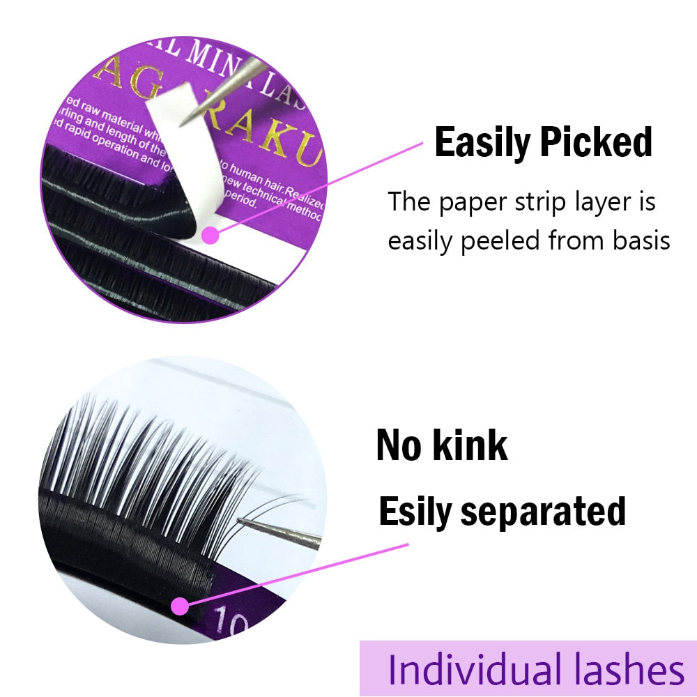 16 Rows Faux Mink Individual Eyelash Lashes-22a0075b0385b9bdbf70cbf13e0e34b8