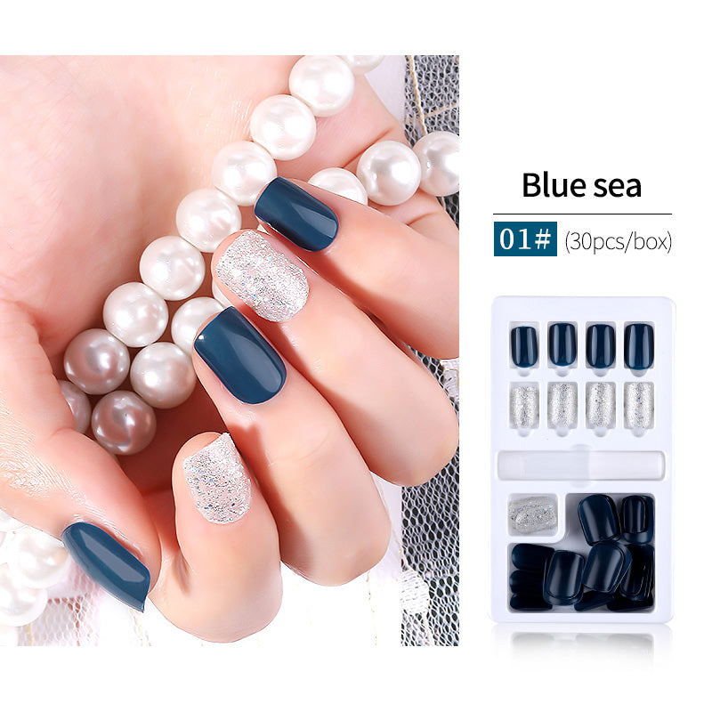 30pcs Detachable False Nail Artificial Tips Set Full Cover for Short Decoration-f262f100f96d054f4fb4645f78cc0cdb