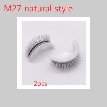 Reusable 3D Mink Lashes Natural False Eyelashes Self Adhesive Fake Glue Free Makeup Eyelash Extension Silk-df8050f8da3527e220d2f61cd39df310