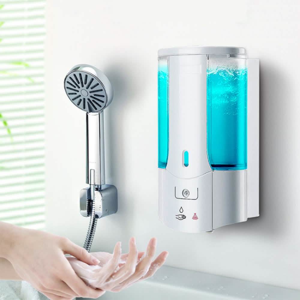 450mL Wall Mounted Automatic Infrared Sensor Hand-Free Soap Dispenser-450mL Wall Mounted Automatic Infrared Sensor Hand-Free Soap Dispenser