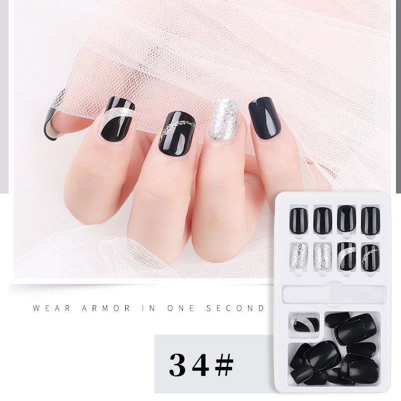 30pcs Detachable False Nail Artificial Tips Set Full Cover for Short Decoration-c6f397832bf8514adbde0b327c8f0541