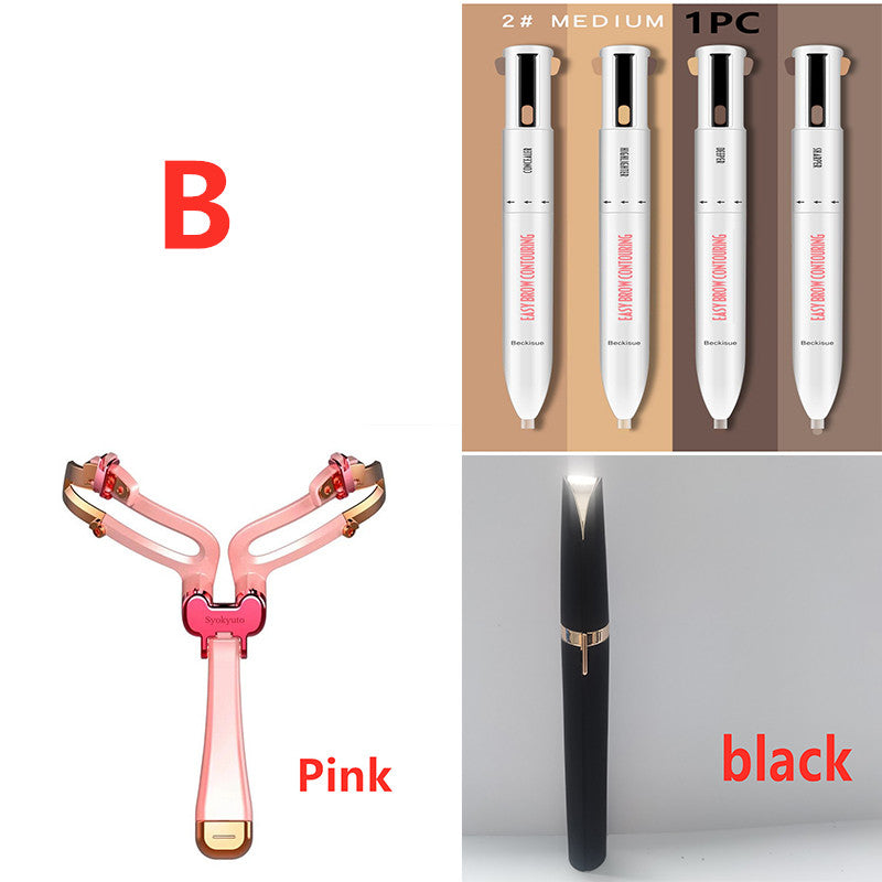 Eyebrow Shaping Set 3 In 1 Foldable Adjustable Eyebrow Stencil For Perfect Brows Shapes Makeup-59a4ae2441323d0bc166095dba2d2e11