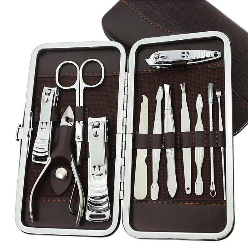 Spot wholesale Nail Manicure Kit nail scissors Manicure 12 piece Nail Clipper Set-c73c364636f8f77ccb5832e6de75634a