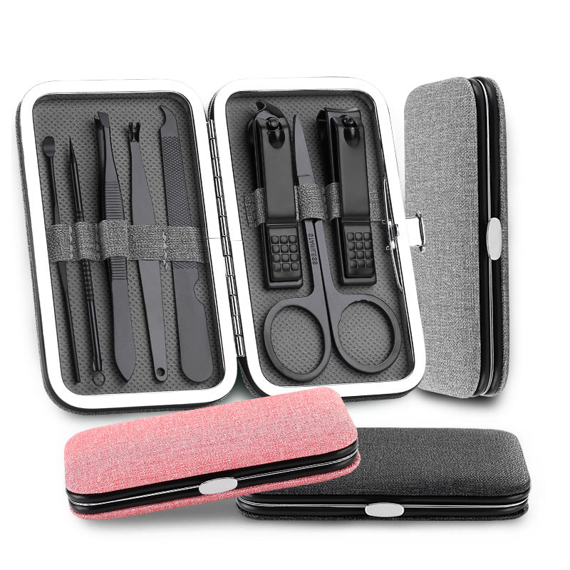 Manicure tool nail clipper 8 piece set-4aa7b97683e575dcff160a9e81292e60