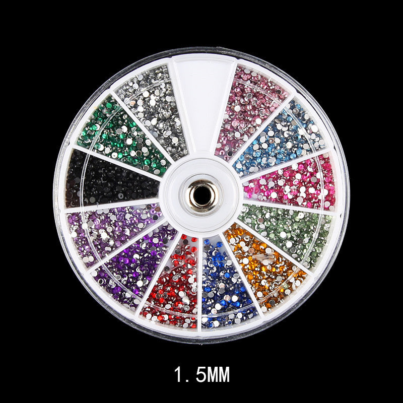 Diamond fake nails domestic rhinestones 12 colors-2af74c7eb421bb121106b3a940d22eb1