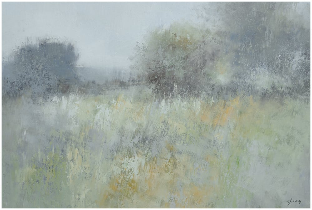 Original Oil Painting of Landscape with trees-Original Oil Painting of Landscape with trees