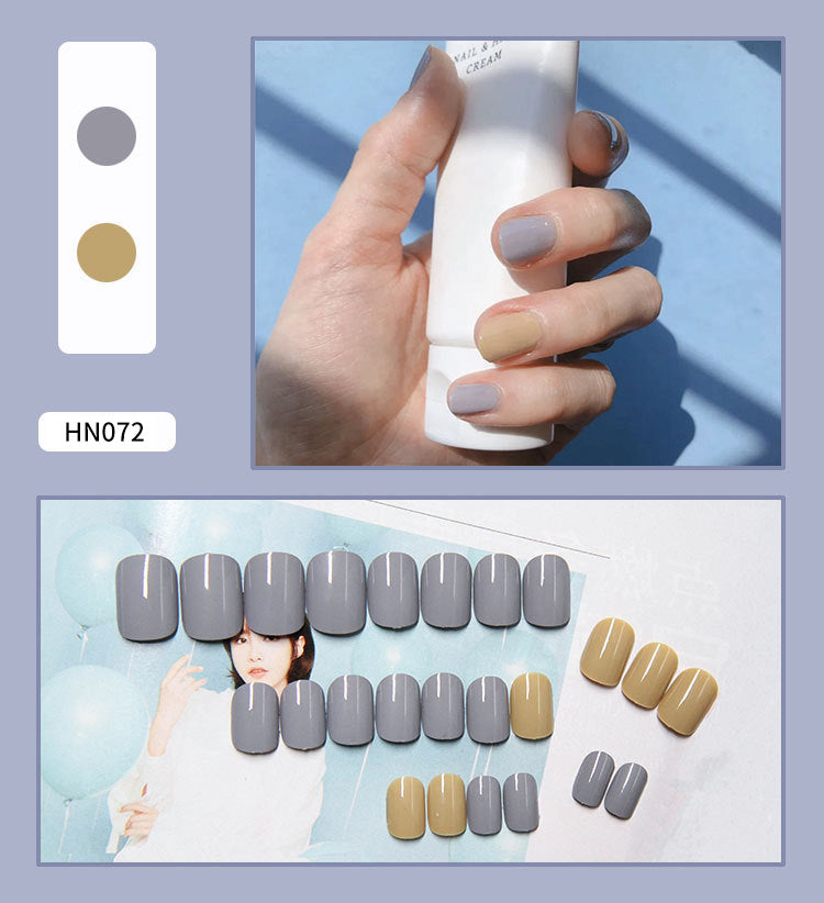 Nail Art Finished Fake Nail Patch Wearable-ec58eb49ed850b9b686ceca0be997dd3