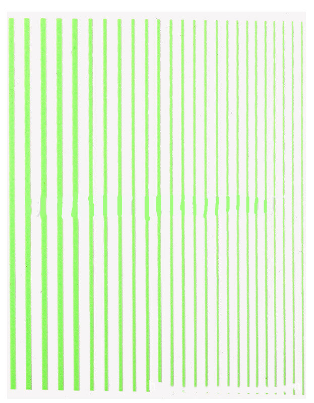 Nail art fluorescent line adhesive stickers-164293606687d542f9f36f3719f3d2da