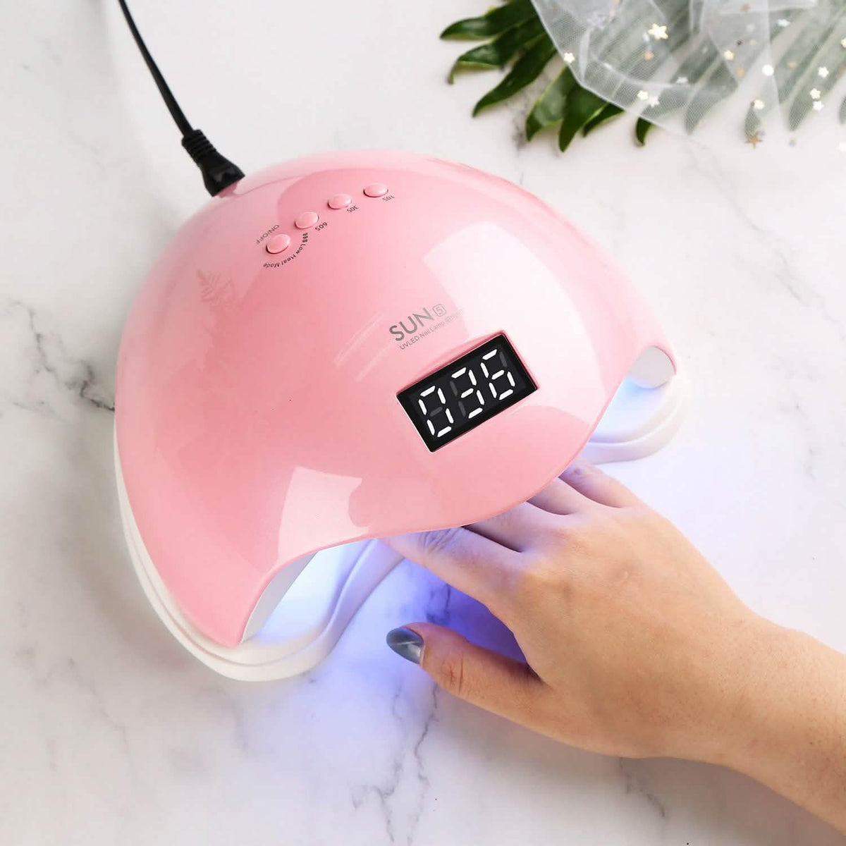 48W UV LED Gel Nail Lamp with 4 Timer-48W UV LED Gel Nail Lamp with 4 Timer