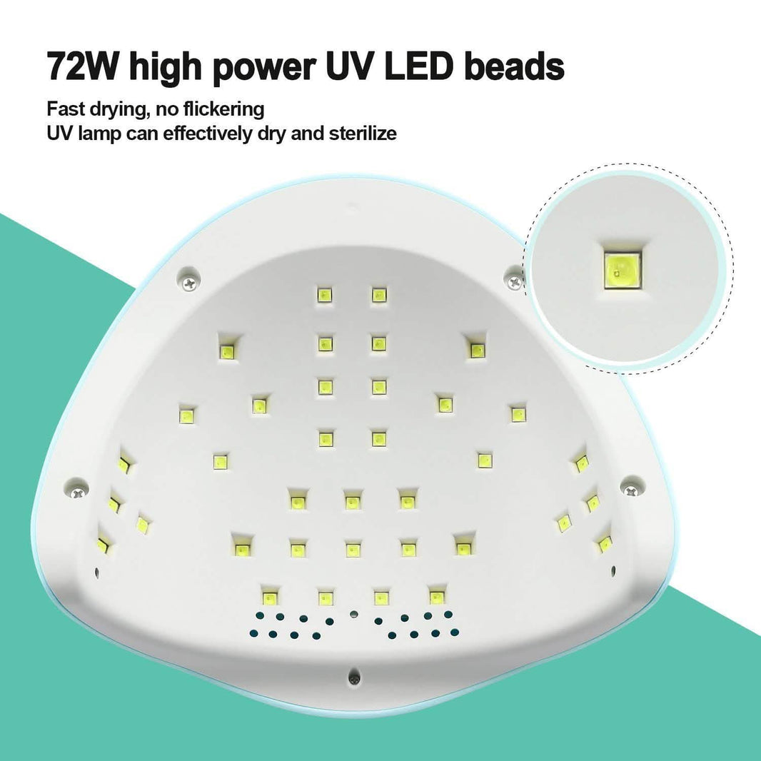 48W UV LED Gel Nail Lamp with 4 Timer-48W UV LED Gel Nail Lamp with 4 Timer